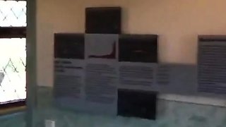 Big-Titted Amateur MILF Flashing in Public