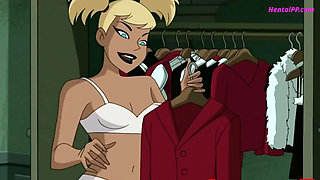 Harley Quinn Rides Tied Up Nightwing ( DC Parody Porn )