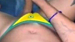 your favorite trans girls is playing with her big girl cock