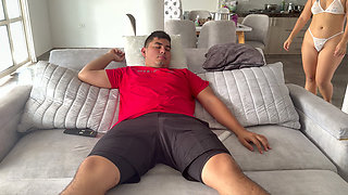 Horny Stepsister Wants Me to Suck Cock Private From My Stepdads