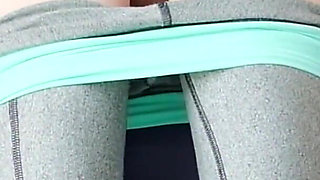 Step Sister in Leggings Knows How to Train Her Tight Ass
