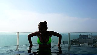 Anal fucking my big ass Thai girlfriend