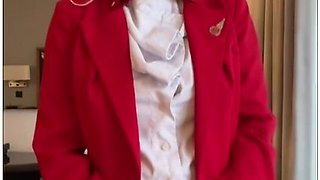 Virgin Air Hostess Gives A First