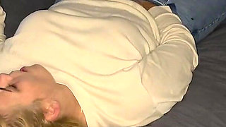 Masturbation Porn Watching Horny Foreplay Blonde Wet Horny Aroused Pussy Massaging Real Orgasm Trembling Twitch