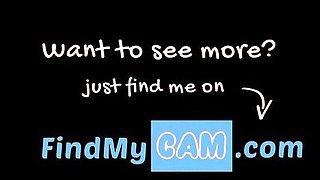 Solo Girl Uses Vibrator on Webcam