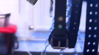 Hammering His Balls to the Wood Board, Fucking That Dick & Pissing on It (pov)