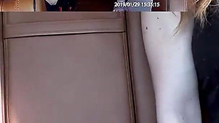 Huge Titty Slut Fucks Jock in Car Garage After Gym