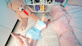 Your Lil Step-daughter Is Drenched with Cum