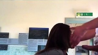 Big-Titted Amateur MILF Flashing in Public