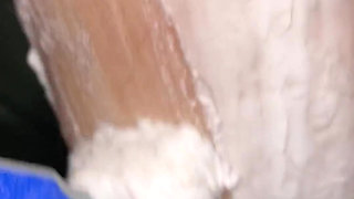 Hairy Legs Shaving Close up