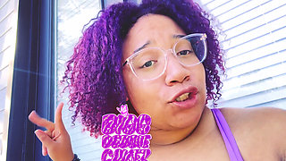 pretty bbw showing off her goodies