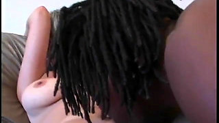 Horny gray haired granny gets her pussy licked and fucked by black stud