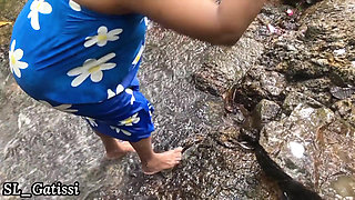 Sri Lankan Natural Girl Bathing