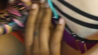 Dark Teen Gets Dominated by Dominatrix, Strap on