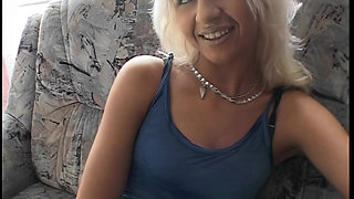 Blonde Babe Gets Intense Hardcore Pounding and Explosive Orgasm