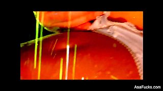 Erotic fucking with a soaking wet Asa Akira