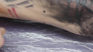 Big Boobed Tattoo Girl Gets Anal Fuck During a Tattoo Session - Gaping and ATM