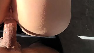 Sexy Step Sister Shows Me How To Work Out! Best Doggy Style