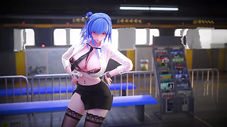 Office Lady Uniform; Pencil Skirt; Lace Thong; Secretary