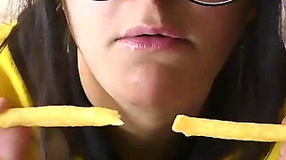 JOI Wanking at Me While Eating a Burger - Bunny Looner