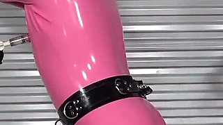Pink Rubber Gimp Part3
