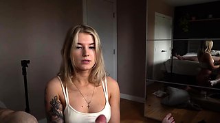 Amateur blond teen girlfriend lava fucking creampie pov