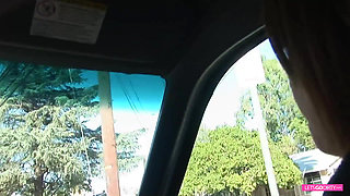 Very long black dick in her cute brunette