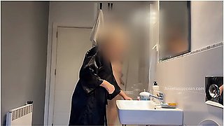 I Caught My Husband Jerking On My Mom In Bathroom And Joined Them. Family Use. Voyeur