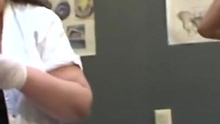 Humiliating small penis pinching