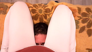 Facesitting in Leggings! Extreme Close-ups! (4k Resolution) High Definition!