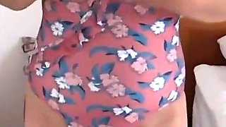 Latina MILF Shaves Her Hairy Pussy to Put on a Beach Bikini