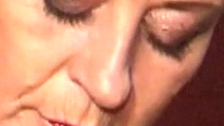 Masked Dom Teases Bound Blonde MILF with Candle