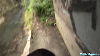 Public Agent featuring Martin Gun and Indy Lix's skinny porn