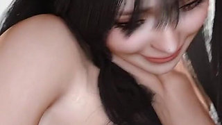 3D Huge Boobs Slut Korean Whore Naked Her Hairy Pussy