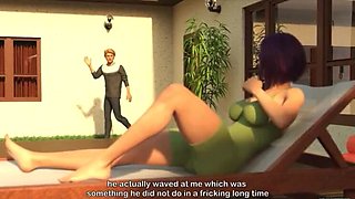 Captain Erogaming Temptation Ch.5 - Cheating Housewife Blowjob & Big Cock Teen Ass 3D Sex