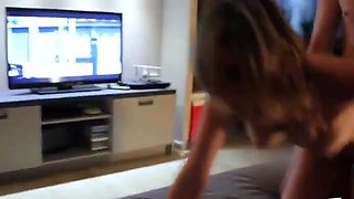French Amateur Girlfriend: Prise Devant Son Mec