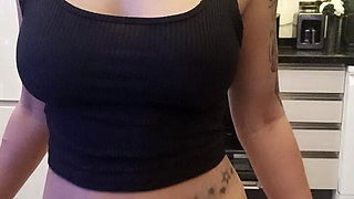 Satisfied with a Horny Dildo at Home