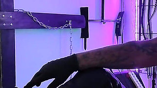 Dominated by a Huge Dildo