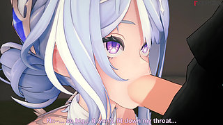 Odette sexy dancer sucks her pianist - Genshin Impact