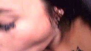 Foxy Step-sister Swallows Step-brother's Load