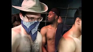 Ron Jeremy's Crazy Gangbang Orgy with Huge Ebony MILF