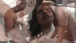 Married Woman's BBC Gangbang: My Hotwife Maya Farrell's Wild Threesome (Amateur Latina MILF)