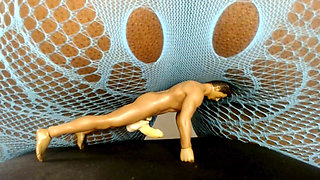 Tiny Gym Instructor Gets, Extreme Face Sitting and Crush - Shrinking Fetish, Ass