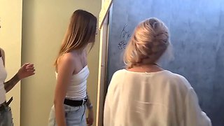 Sensual Babes Visit A Gloryhole For The First Time In A Hot Sex Vlog