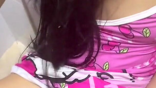 Shy Student Sucking Him off While I'm Peeing, When My Perverted Stepbrother Walks Into the Bathroom and Cums All Overme