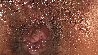 Pregnant MILF's Rosebud Anus Stretched and Dripping Wet