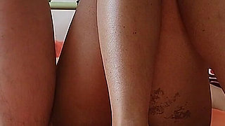 Mistress Spanking Slave's Ass, Cock and Balls, Sitting His Face and Fucking Him