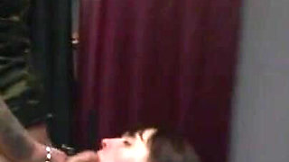 Humiliating whipping and dick sucking