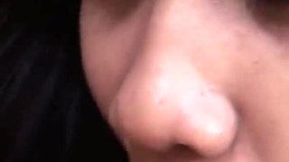 Skinny Japanese Teen Fucked in Hairy Pussy by Step Father with Big Cock