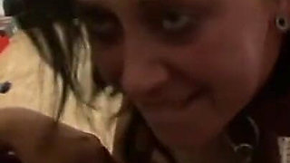 Threesome dominating whipping fucking